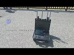 Portable drone detection and positioning equipment is used for defending against drones.