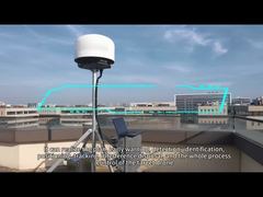 Roof-mounted drone detection system, supporting UAV detection and drone jamming
