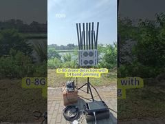 TQ05 drone detection and countermeasure equipment, 0-8G frequency band detection and 14-band jamming