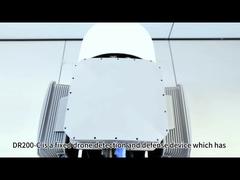 TQDR200 drone detection system, capable of detecting drones up to 10km away, and jamming 3-5km of dr